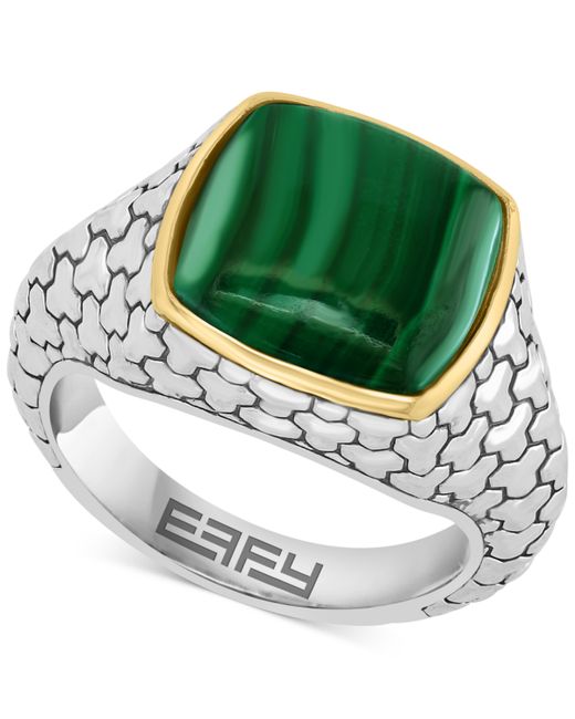 Effy Collection Effy Malachite Patterned Ring in and 14k Gold-Plate