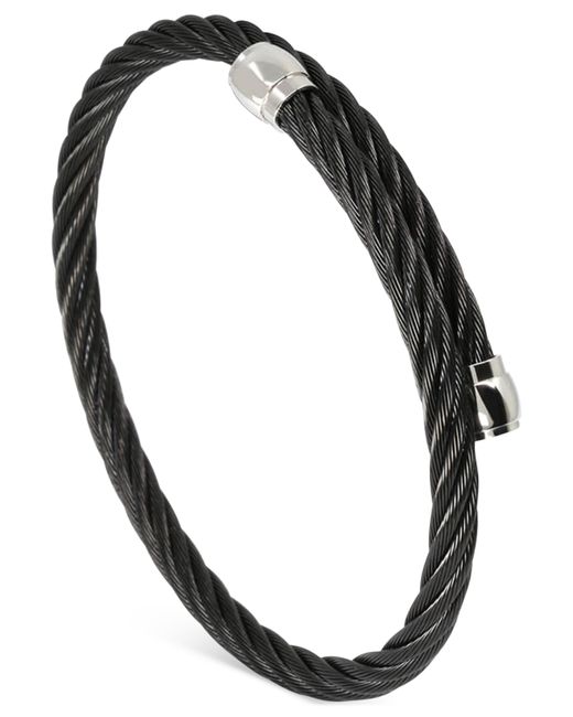 Charriol Cable Bypass Bracelet in Stainless Steel Pvd