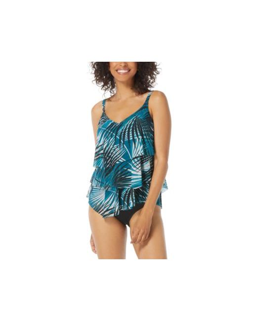 Coco Reef Flourish Bra Sized Tankini Top Impulse High Waist Bikini Bottoms Swimsuit