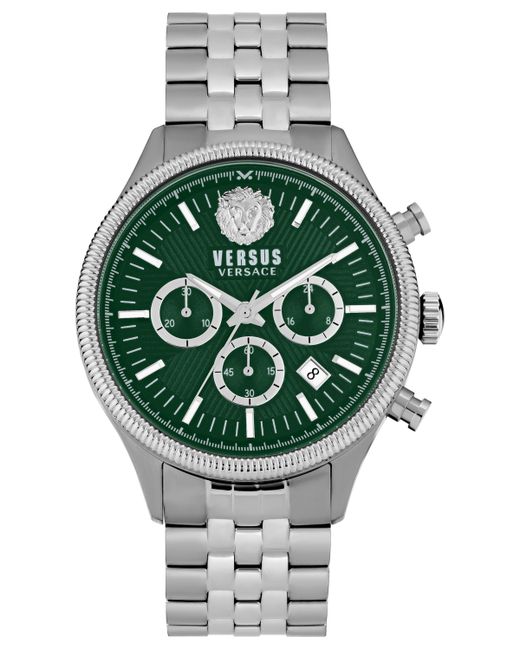 Versus Chronograph Colonne Ion Plated Stainless Steel Bracelet Watch 44mm