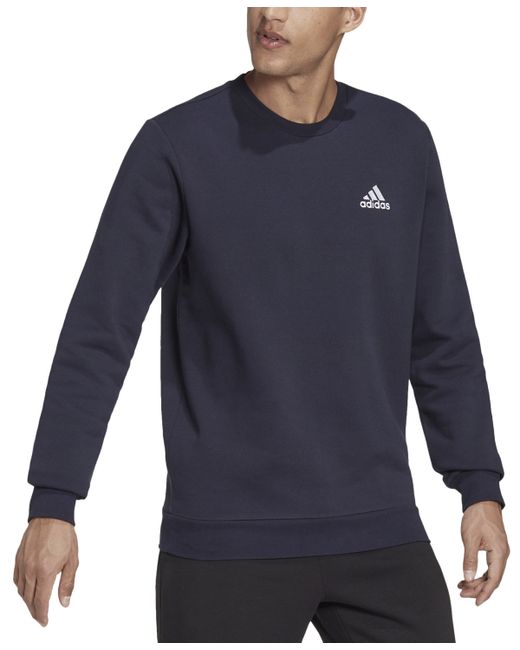 Adidas Feel Cozy Essentials Classic-Fit Embroidered Logo Fleece Sweatshirt
