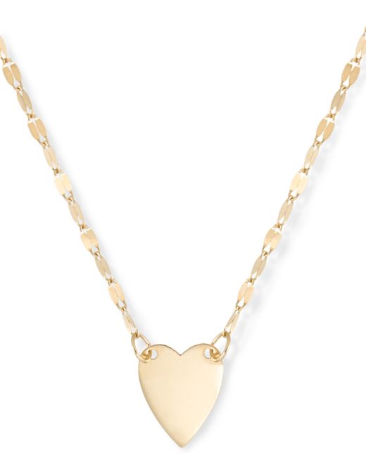 Macy's Polished Heart 18 Pendant Necklace in 10k