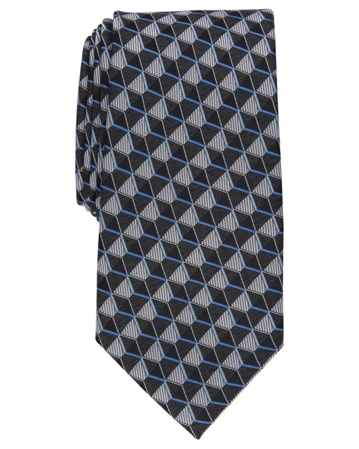 Perry Ellis Dunstan Geometric-Print Tie