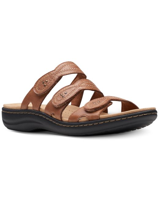 Clarks Laurieann Ayla Slip-On Strappy Sandals Shoes