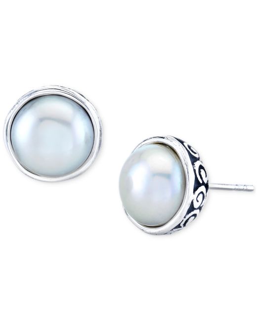 Macy's Cultured Freshwater Pearl 10mm Stud Earrings in