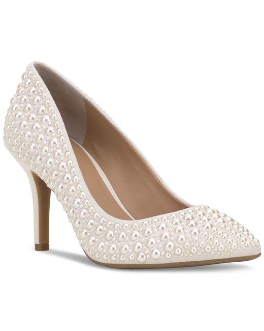 INC International Concepts Zitah Embellished Pointed Toe Pumps Created for Shoes