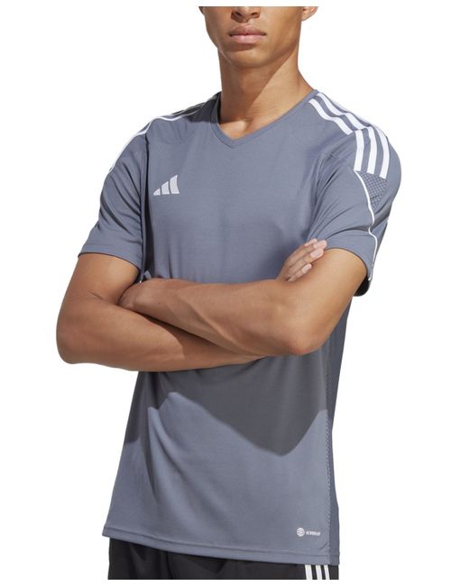 Adidas Tiro 23 League Slim-Fit Performance 3-Stripes T-Shirt
