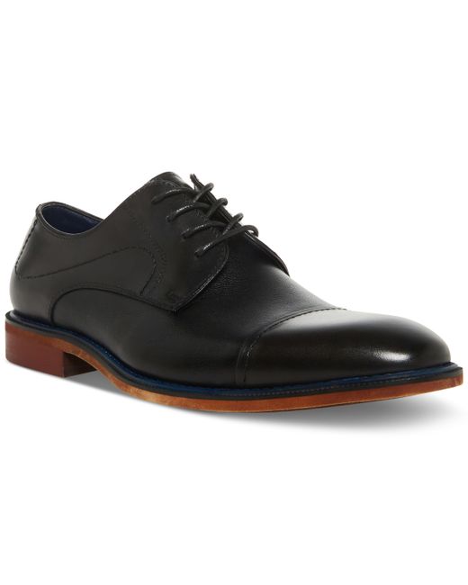 Steve Madden Zane Tonal Textured Mid Oxford Dress Shoe Shoes