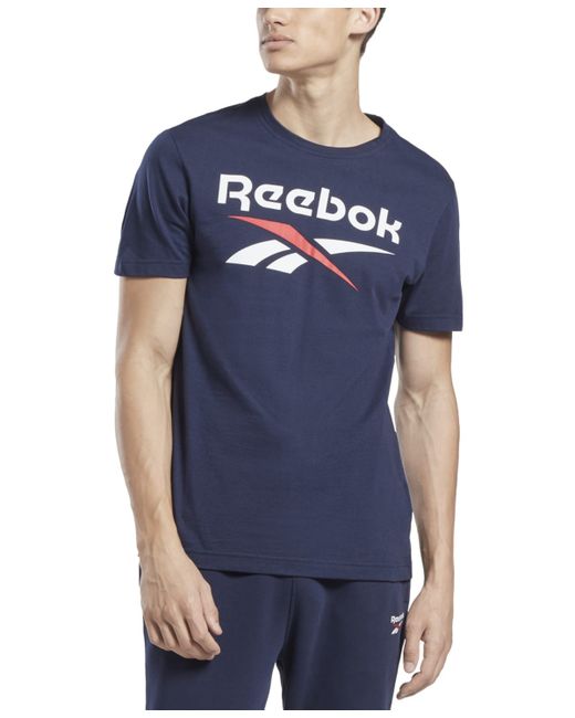 Reebok Identity Slim-Fit Big Logo Graphic T-Shirt