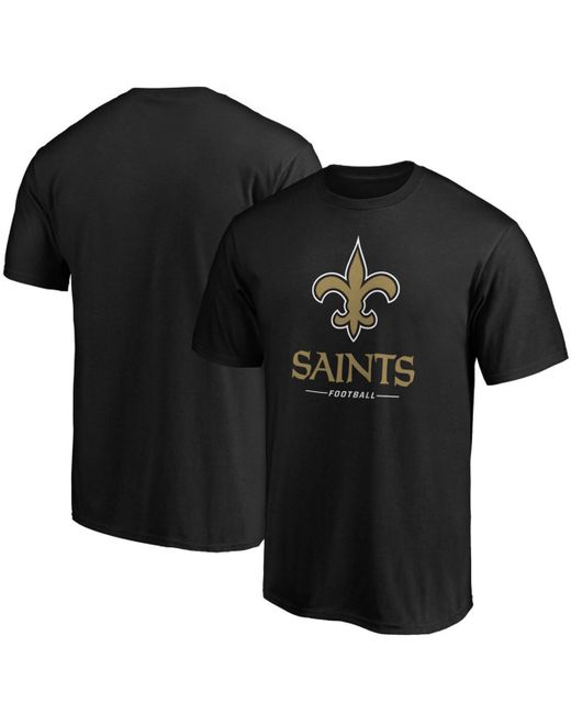 Fanatics New Orleans Saints Big and Tall Team Logo Lockup T-shirt