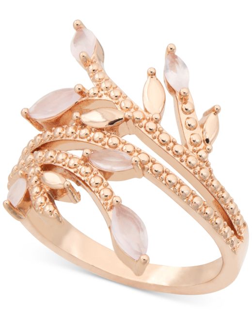 Charter Club Tone Crystal Flower Sprig Ring Created for