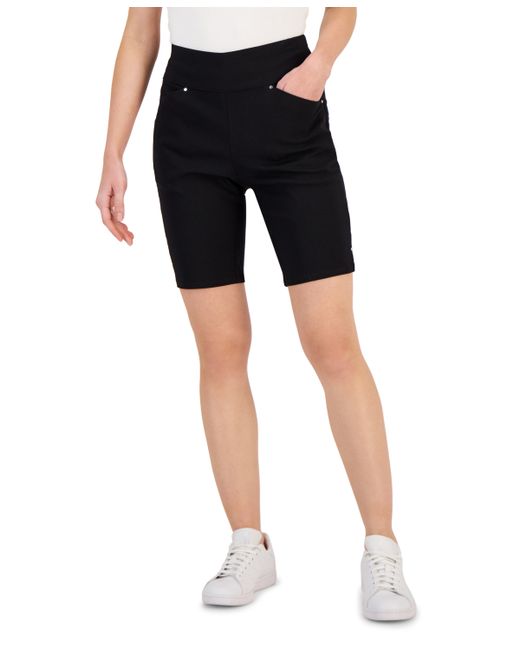 INC International Concepts Mid Rise Pull-On Bermuda Shorts Created for