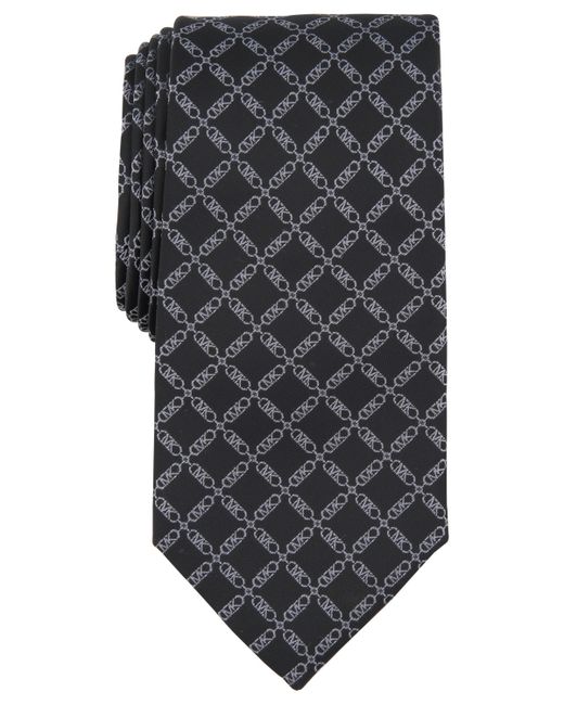 Michael Kors Classic Logo Grid Tie