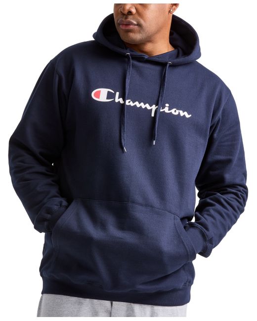 Champion Big Tall Powerblend Logo Graphic Fleece Hoodie