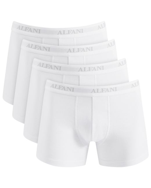 Alfani 4-Pk. Moisture-Wicking Cotton Trunks Created for