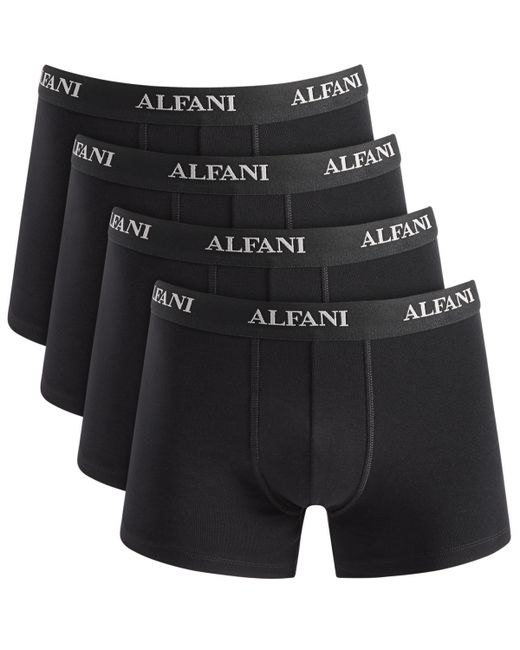 Alfani 4-Pk. Moisture-Wicking Cotton Trunks Created for