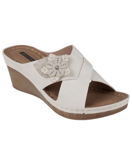GC Shoes Selly Flower Wedge Sandals Shoes