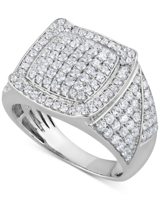Macy's Diamond Pave Cluster Ring 2 ct. t.w. in 10k