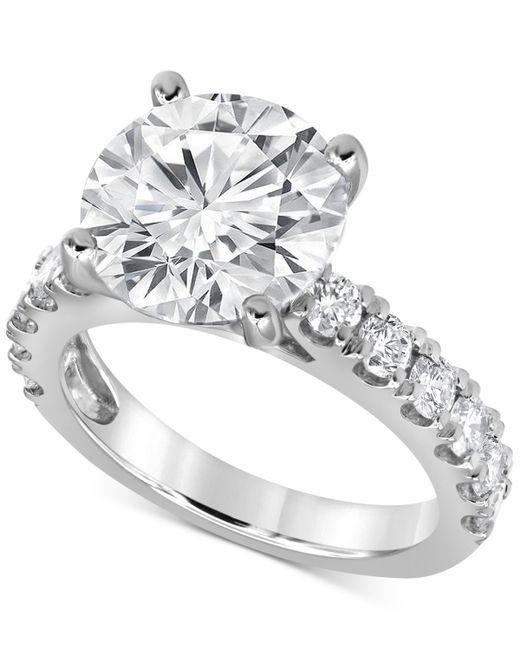 Badgley Mischka Certified Lab Grown Diamond Engagement Ring 6 ct. t.w. in 14k