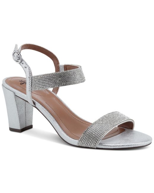 Style & Co Bonitaa Embellished Ankle-Strap Slingback Dress Sandals Created for Shoes