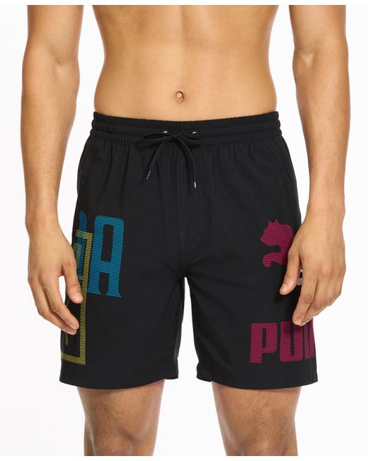 Puma Logo Print 7 Swim Shorts