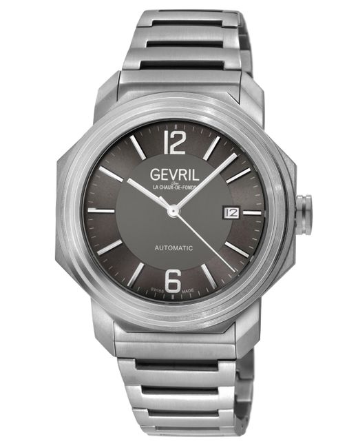 Gevril Roosevelt Swiss Automatic Tone Grade 2 Titanium Watch