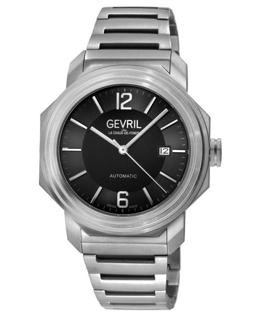 Gevril Roosevelt Swiss Automatic Tone Grade 2 Titanium Watch