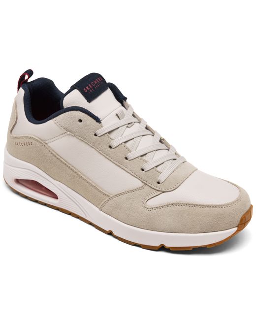 Skechers Uno Stacre Classic Suede Casual Sneakers from Finish Line