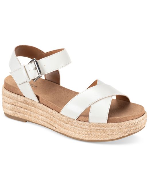 Style & Co Emberr Ankle-Strap Espadrille Platform Wedge Sandals Created for Shoes