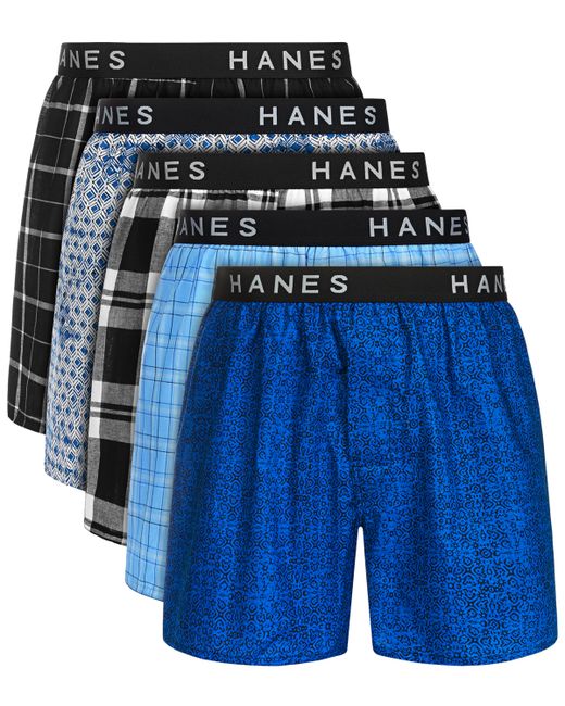 Hanes Ultimate 5-Pk. Moisture-Wicking Boxers