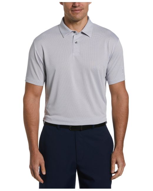 PGA Tour Birdseye Textured Short-Sleeve Performance Polo Shirt