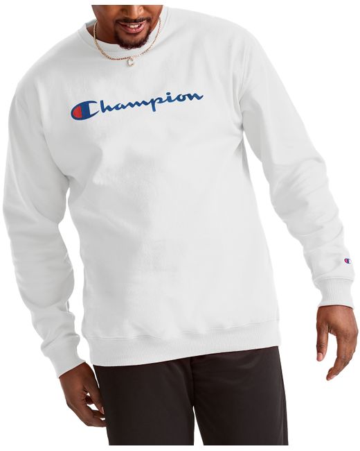 Champion Big Tall Powerblend Logo Graphic Fleece Sweatshirt