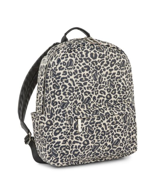 Rolling Stones the Cult Collection Soft Saffiano Backpack with Top Zippered Main Opening