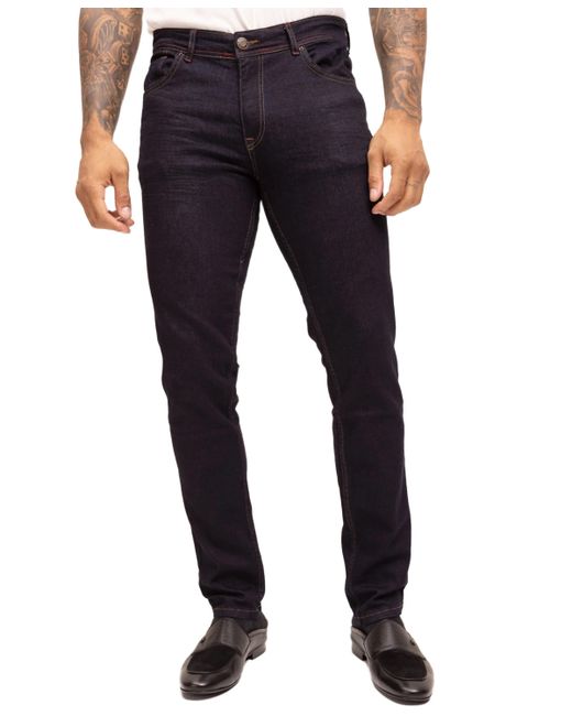 Ron Tomson Modern Contrast Stitch Zip Fly Jeans