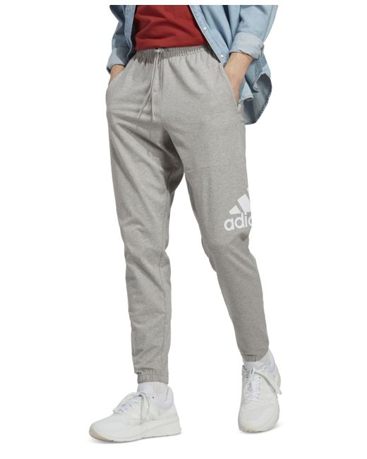 Adidas Essentials Single Jersey Tapered Badge of Sport Joggers