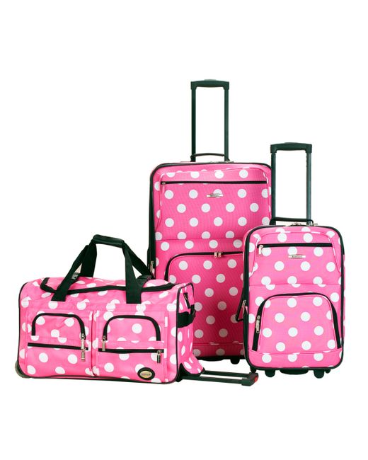 Rockland 3-Pc. Softside Luggage Set