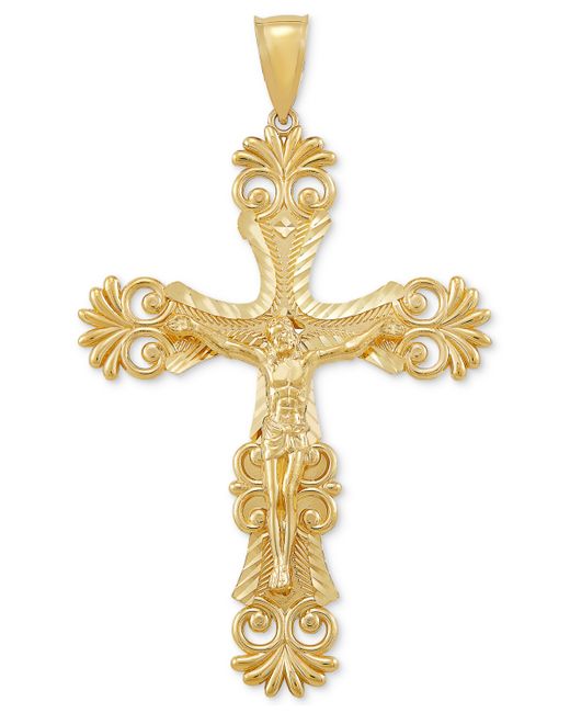 Macy's Ornate Crucifix Cross Pendant in 10k