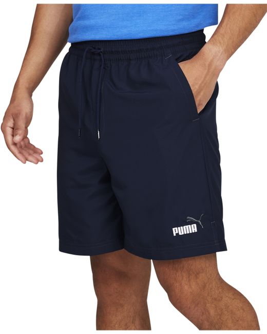 Puma Essentials Moisture-Wicking Logo Embroidered 7 Drawstring Shorts