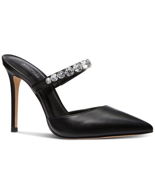 Michael Kors Michael Jessa Embellished Strappy Pointed-Toe Pumps Shoes