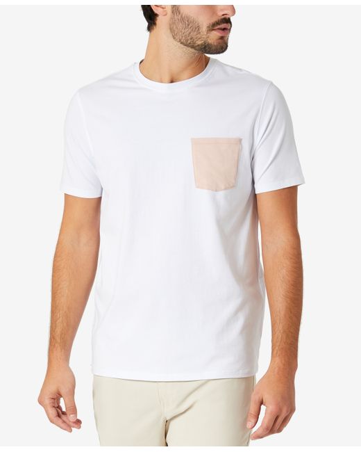 Kenneth Cole Contrast Pocket Short Sleeve T-Shirt
