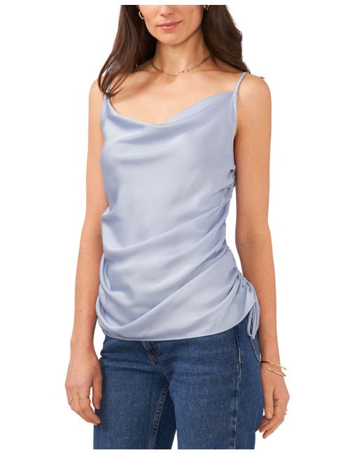 1.State Sleeveless Cowlneck Ruched Tank Top