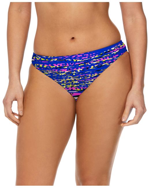 Reebok Printed Hipster Bikini Bottoms Swimsuit