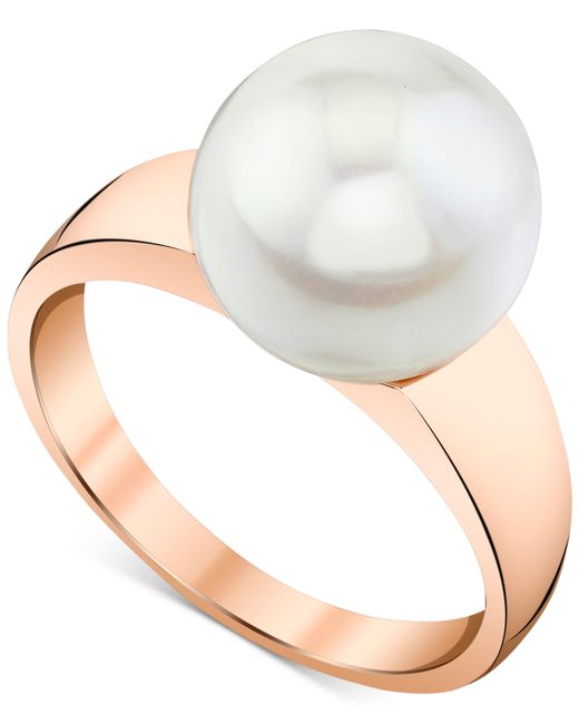 Macy's Cultured Freshwater Pearl 11mm Solitaire Ring in 14k