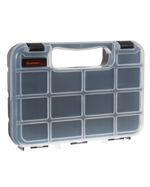 Trademark Global Portable Storage Case with Secure Locks and 14 Small Bin Compartments by Stalwart