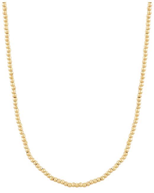 Macy's Faceted Bead 18 Collar Necklace in 10k