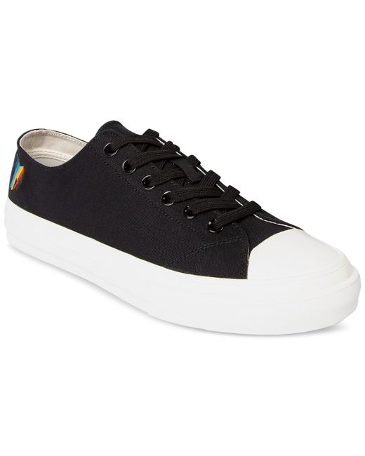 Paul Smith Kinsey Pride Classic Cotton Canvas Low-Top Sneaker Shoes