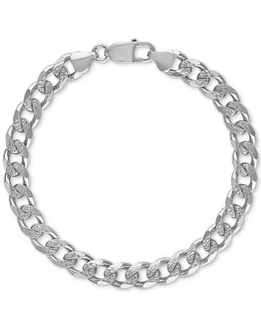 Esquire Men's Jewelry Curb Link Chain Bracelet in Sterling Created for