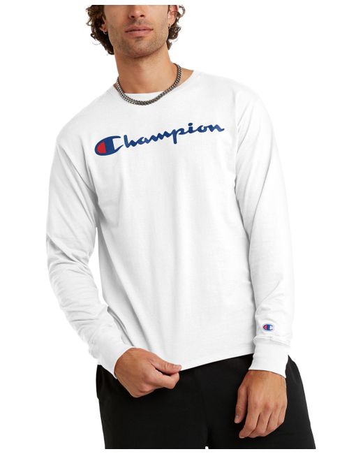 Champion Script-Logo Long Sleeve Tshirt