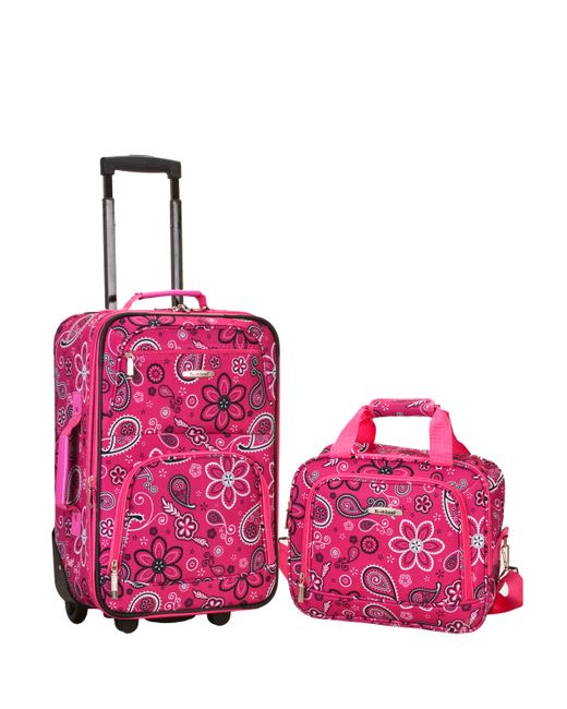 Rockland 2-Pc. Pattern Softside Luggage Set