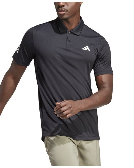 Adidas Club Regular-Fit 3-Stripes Tennis Polo Shirt